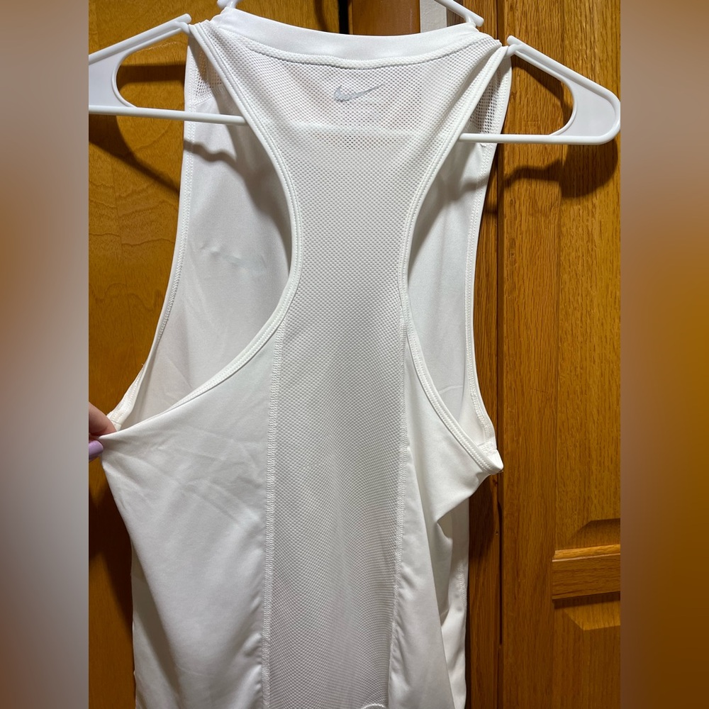 Nike White Running Dri-FIT Tank - Picture 3 of 3